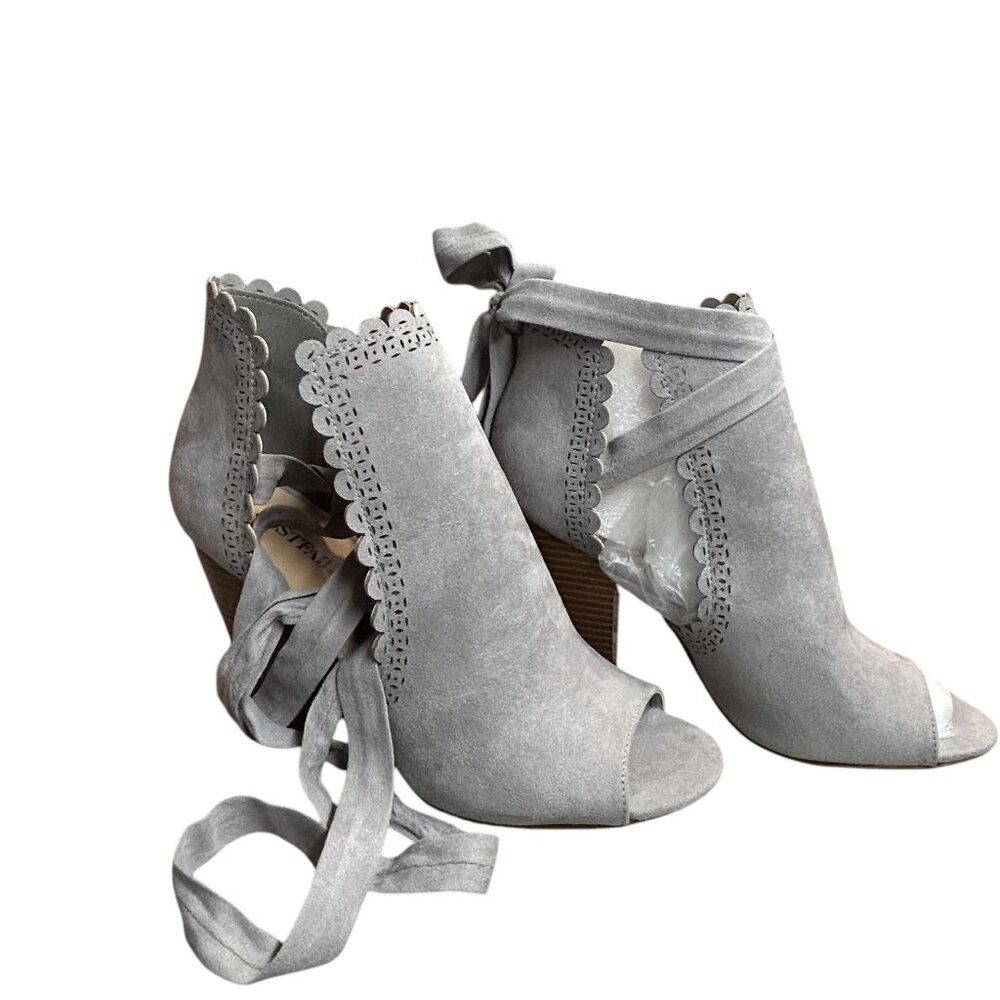 JustFab Just For Fun Sandals Gray Size 10